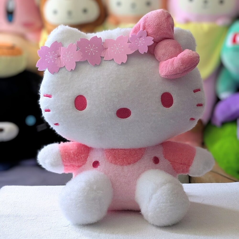 Round 1 Sanrio 11.8'' Hello Kitty Sakura Series Plush